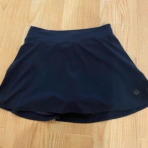 Lululemon Lightweight High Rise Navy Skort